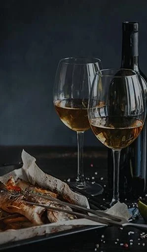 White wine and grilled fish