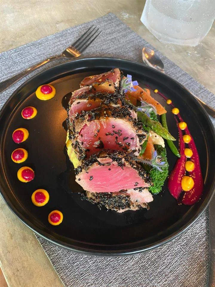 Blackened seared tuna